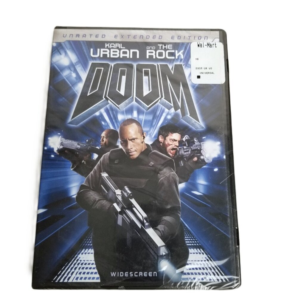 Doom DVD Unrated Extended Edition New Sealed The Rock Karl Urban